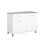 SoBuy White Kitchen Island Trolley on Wheels 1