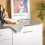 SoBuy White Kitchen Island Trolley on Wheels 7