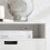 SoBuy White Floating Nightstand, Wall-Mounted Bedside Table 8