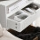 SoBuy White Floating Nightstand, Wall-Mounted Bedside Table 7