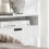 SoBuy White Floating Nightstand, Wall-Mounted Bedside Table 5