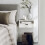 SoBuy White Floating Nightstand, Wall-Mounted Bedside Table 9
