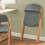 SoBuy Folding Chair Dark Grey, Padded & Compact 15