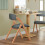 SoBuy Folding Chair Dark Grey, Padded & Compact 11