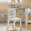 SoBuy Set Tavolo e Sedia Bambini Bianco per Disegno 5