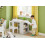 SoBuy Set Tavolo e Sedia Bambini Bianco per Disegno 16