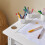 SoBuy Set Tavolo e Sedia Bambini Bianco per Disegno 9