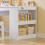 SoBuy Set Tavolo e Sedia Bambini Bianco per Disegno 4