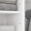 SoBuy Ψηλό Ντουλάπι Μπάνιου BZR109-W Λευκό 30x30x170cm 6