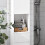 SoBuy Ψηλό Ντουλάπι Μπάνιου BZR109-W Λευκό 30x30x170cm 4