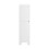 SoBuy Armoire WC Compacte avec Roulettes Blanc 1