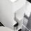 SoBuy Armoire WC Compacte avec Roulettes Blanc 14