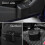 (Brown) Hanging Car Trash Can Storage Box  Vehicle Garbage Dust Case Auto Interior Accessories for Car Square Pressing Trash Bin 4