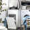 SoBuy White Laundry Storage Cabinet with Basket 13