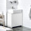 SoBuy Ντουλάπι Μπάνιου BZR108-W Λευκό 60x30x60cm 16
