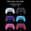 (White) For Ps5 Controller Remappable Kit Back Shell And 4 Back Buttons Rise Remap Kit Hhny 2