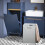 SoBuy Mobile Lavanderia Blu 40x40x96cm 14