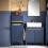 SoBuy Mobile Lavanderia Blu 40x40x96cm 12