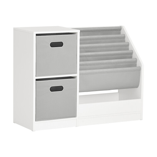SoBuy Kids Bookcase 5-Tier Storage White