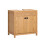 SoBuy Ντουλάπι Μπάνιου BZR98-N Φυσικό Ξύλο 60x35x60cm 1