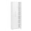 SoBuy Ντουλάπι Μπάνιου BZR104-W Λευκό 60x37x171 εκ. 16