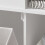 SoBuy Ντουλάπι Μπάνιου BZR104-W Λευκό 60x37x171 εκ. 9