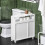 SoBuy Ντουλάπι Μπάνιου BZR119-W Λευκό 20x65x70cm 16