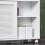 SoBuy Ντουλάπι Μπάνιου BZR119-W Λευκό 20x65x70cm 11
