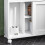 SoBuy Ντουλάπι Μπάνιου BZR119-W Λευκό 20x65x70cm 6