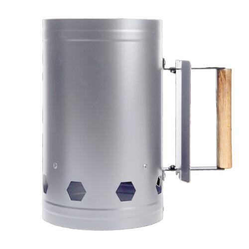 Charcoal Chimney Starter Heat Resistant Stainless 2