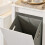 SoBuy Ψηλό Ντουλάπι Μπάνιου 3ραφο Λευκό 45x35x171cm 10