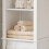 SoBuy Ψηλό Ντουλάπι Μπάνιου 3ραφο Λευκό 45x35x171cm 9