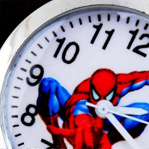 (Red)Kids Boys Spiderman Quartz Watch Wristwatch 2