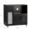 SoBuy Mobile per Microonde con Ante e Cassetto, Nero 13