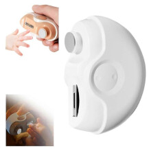 (White) 2in1 Electric Polishing Automatic Nail Clippers 2024 New All Age Electric Nail A