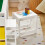 SoBuy Tavolo Bambini con 2 Sgabelli e Blocchi 13