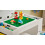 SoBuy Tavolo Bambini con 2 Sgabelli e Blocchi 12
