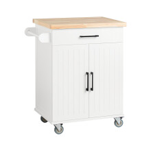 SoBuy Carrello Cucina con Cassetto e Ante 74.5x45.5x91cm