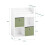 SoBuy Kids Bookcase Storage Shelf White 11