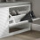 SoBuy πάγκος εισόδου λευκό με ντουλάπι 105x35x48 cm 6
