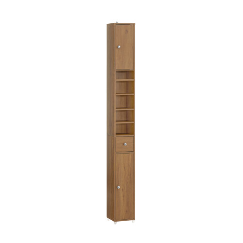 SoBuy Καστανό Ντουλάπι Μπάνιου BZR34-PF, 20x180x20cm