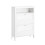 SoBuy ντουλάπι παπουτσιών 2 πόρτες, λευκό L80xP25xH108cm 14