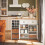 SoBuy Νησί Κουζίνας KNL05-W Λευκό 120x56x90cm με 2 Καλαθιά 16