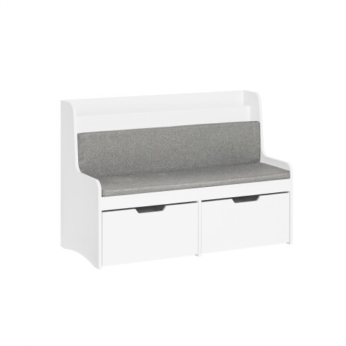 SoBuy Παιδική Βιβλιοθήκη KMB66-W Λευκή 100x45x70cm
