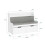 SoBuy Παιδική Βιβλιοθήκη KMB66-W Λευκή 100x45x70cm 12