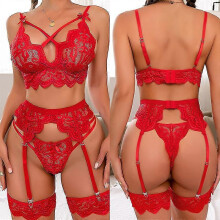 (203 blue, S) Sexy Erotic Lingerie Women Bra And Panty Garters 3pcs See Through Lingerie Sets Sexy Women's Underwear Set Female Sexy Costumes