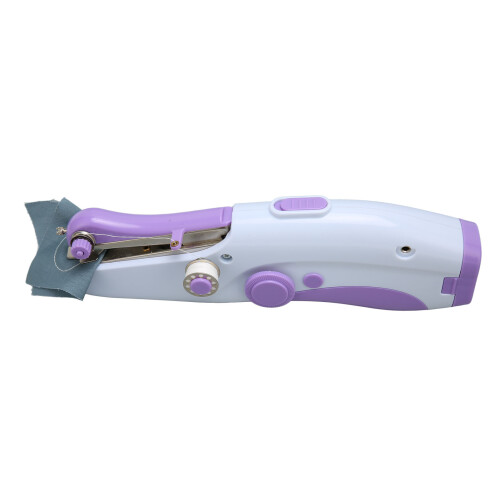 Handheld Sewing Machine Purple Ergonomic Handle 2