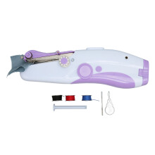 Handheld Sewing Machine Purple Ergonomic Handle