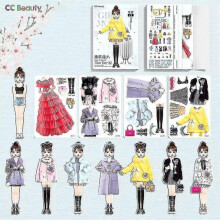 (G)2023 Magnetic Dress Up Baby Funny Princess Paper Dolls Magnet Dress Up Game Toys Kids Girls Gifts