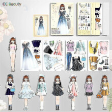 (F)2023 Magnetic Dress Up Baby Funny Princess Paper Dolls Magnet Dress Up Game Toys Kids Girls Gifts